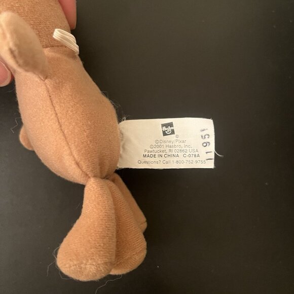 Monsters Inc Little Mikey Plush 6" Disney Pixar Hasbro 2001 Vintage Babblin Boo - Picture 4 of 5